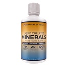 Minéraux chélatés liquides - Mélanges minéraux organiques humiques fulviens - 72+ minéraux à base végétale, 20 acides aminés essentiels - 100% naturels - 1 mois d'approvisionnement, 32 fl. oz