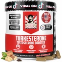 Old School Labs Supplément testostérone pour les hommes – Max Potency Tongkat Ali avec BioPerine® pour l'absorption maximale, supporte les muscles, la force, la récupération, la conduite et l'endurance – Turkestérone, 120 capsules