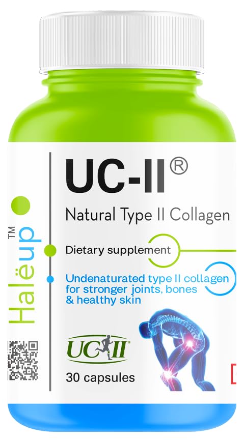 UC-II® Inc USA, Undenatured Natural Type II Collagen, 40mg, Clinically Researched for Joint Health || Strength || Flexibility || Mobility, 30 Capsules