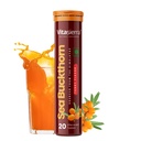 Sea Buckthorn Berry Effervescent Tablets (20 Tablets)- Powerhouse of Vitamin C, Omega 3,6,9 & Antioxidant- 3x Concentration, Makes delicious Juice