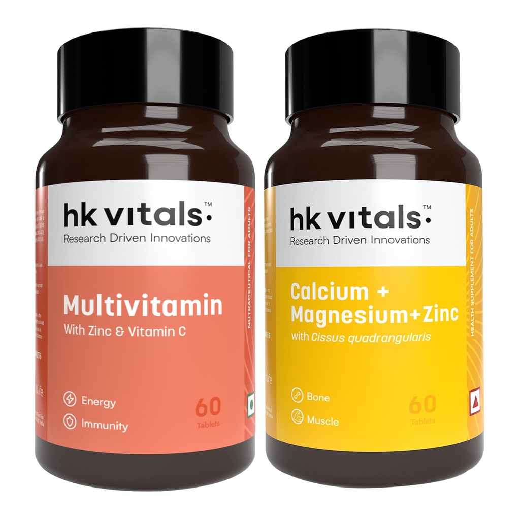 hk vitals Multivitamin + Calcium Magnesium & Zinc