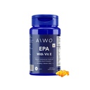 AIWO EPA 500 mg with Vitamin E 10 mg – Fish Oil Softgel Capsules from Anchovy | Heart, Brain, Skin & Eye Support | Antioxidant & Cardiovascular Wellness | 30 Capsules