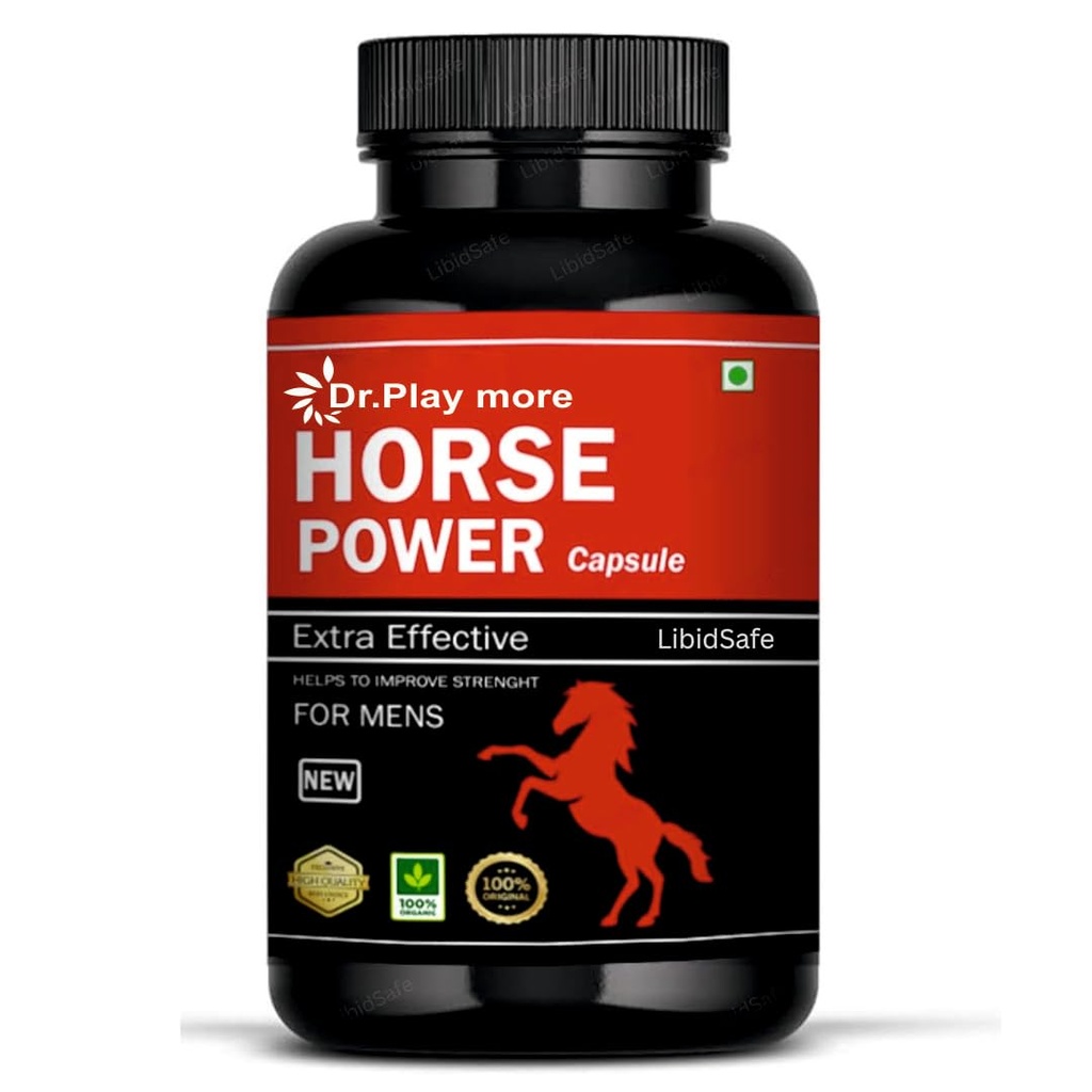 Instant Effective Horse Power Capsule - Advanced Formula - Enriched with Ayurvedic Herbs for Long Lasting Result
