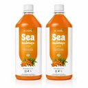 Dr Vedic Himalayan Sea Buckthorn Juice 500ml | Cold-Pressed Pulp Concentrate | Rich in Natural Vitamin C, Omega 3-6-7-9 & Antioxidants | Supports Immunity, Skin Radiance & Gut Health | Herbal Superfruit Supplement (Pack Of 2)