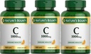 Nature's Bounty Vitamin C, 1000mg, 100 Caplets (Pack von 3)