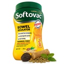 Softovac Isabgol Fiber Plus+ Natural Actives 250g | Psyllium Husk | Complete Relief from Constipation | Gentle on Stomach, Boosts Gut Health - Natural Bowel Regulator for Adults