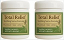 Total Relief Soothing Nerve Formula Cream with Magnesium, MSM and Arnica, Pack of 2