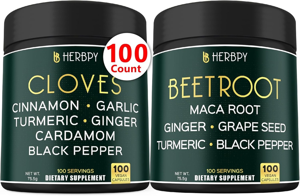 Bundle 7in1 Supplément de vêtements et 6in1 Capsules de racine de betterave