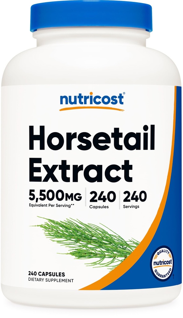 Nutricost Estratto di equitazione capsule (5.500 MG Equivalent Per Serving, 240 Serve) - Non OGM, Vegan