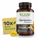 B’Leaf Nature Berberine Phytosome, 120 Kapseln – 1100mg Berberine Ergänzung für Stoffwechsel und Herz-Kreislauf-Unterstützung – Vegan, Glutenfrei, Non-GMO Berberine Phytosome Kapseln für Immune Wellness