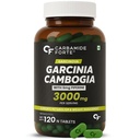 Carbamide Forte Garcinia Cambogia 3000mg 60% HCA & 6mg Piperine Per Serving | Weight Loss Supplement- 120 Veg Tablets