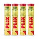 The Plant Fix Plix Apple Cider Vinegar Effervescent Tablet With Mother | Supports Metabolism & Appetite Control With 500Mg Acv, Vit B6 & B12 I No Maltodextrin, No Added Sugar I Pack Of 4 (60 Tablets)