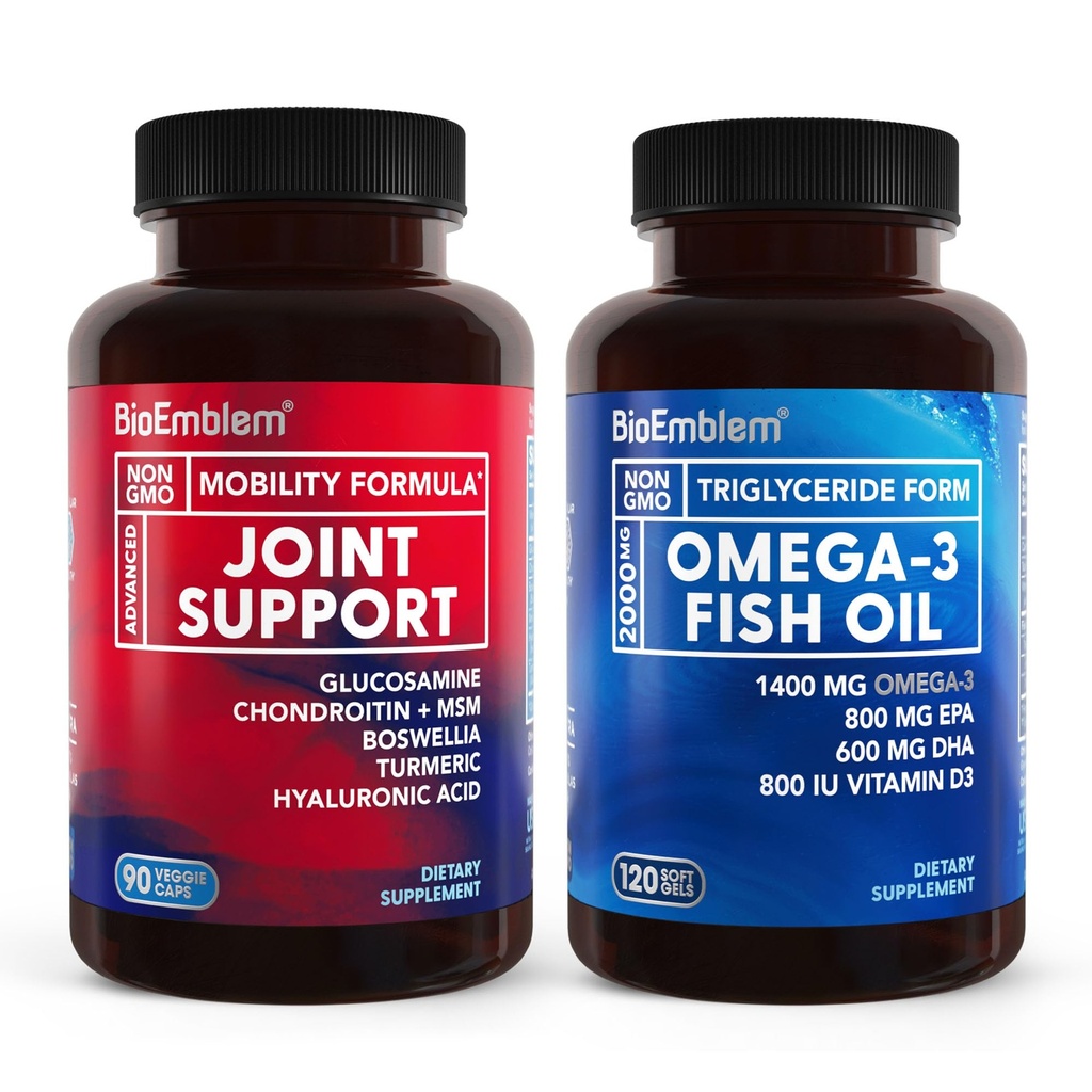 BioEmblem Omega-3 Fish Oil 2000mg e supporto misto