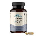 ORIGINE TERRA Gut sain avec la vitamine D 5000 UI 60 Capsules de Gut Suppléments de santé pour les hommes et les femmes