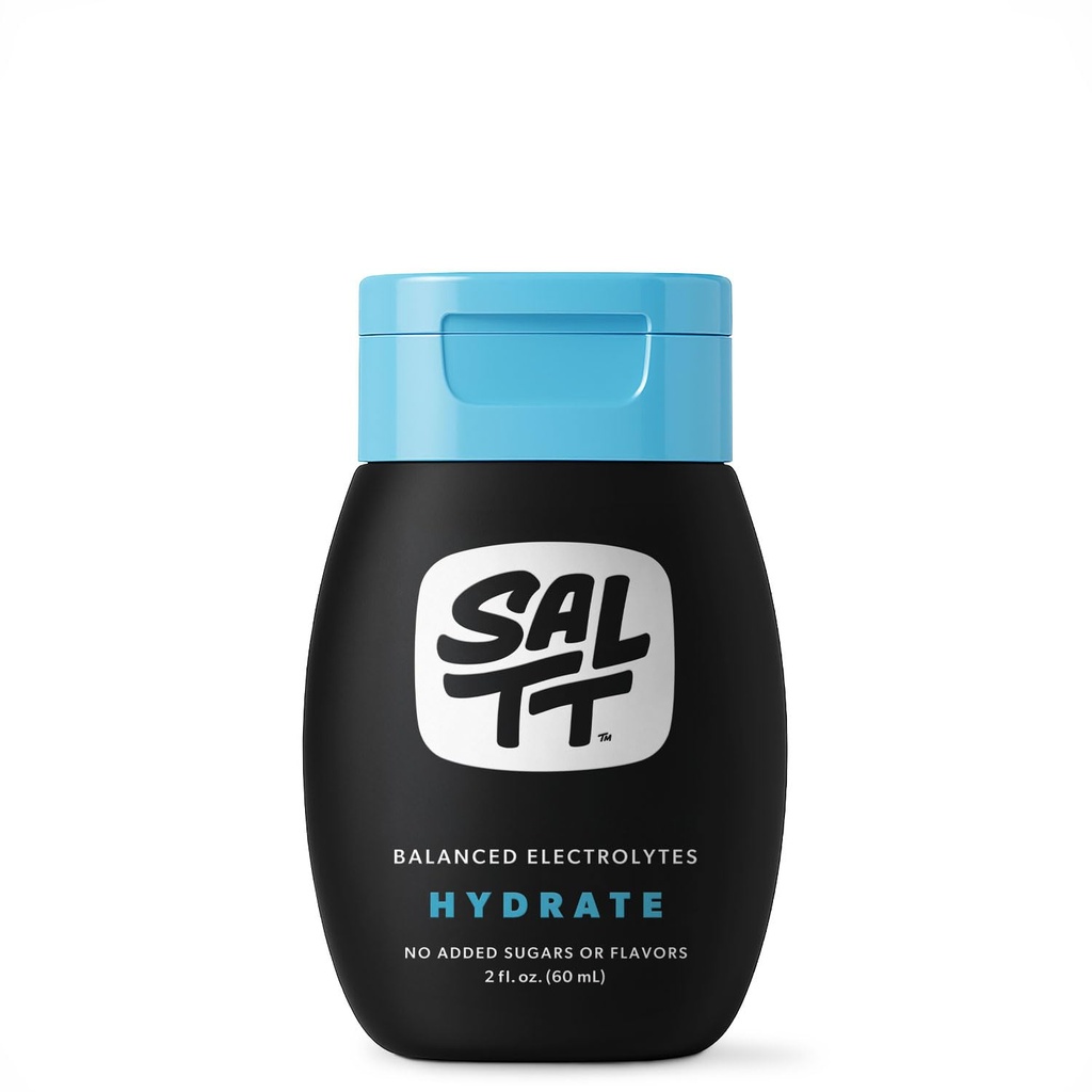 SALTT Hydrate Elektrolyt Tropfen Keto-Diäten & intermittierendes Fasten - Immununterstützung - Gluten & Sugar Free - Natrium, Magnesium, Kalium & Trace Minerals - Unflavored - 2 fl oz