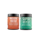 Constipation Relief Combo | Prebiotic Fiber Pro + Super Greens Pro | Gut Health, Digestion, Bloating & Regular Bowel Movement Support