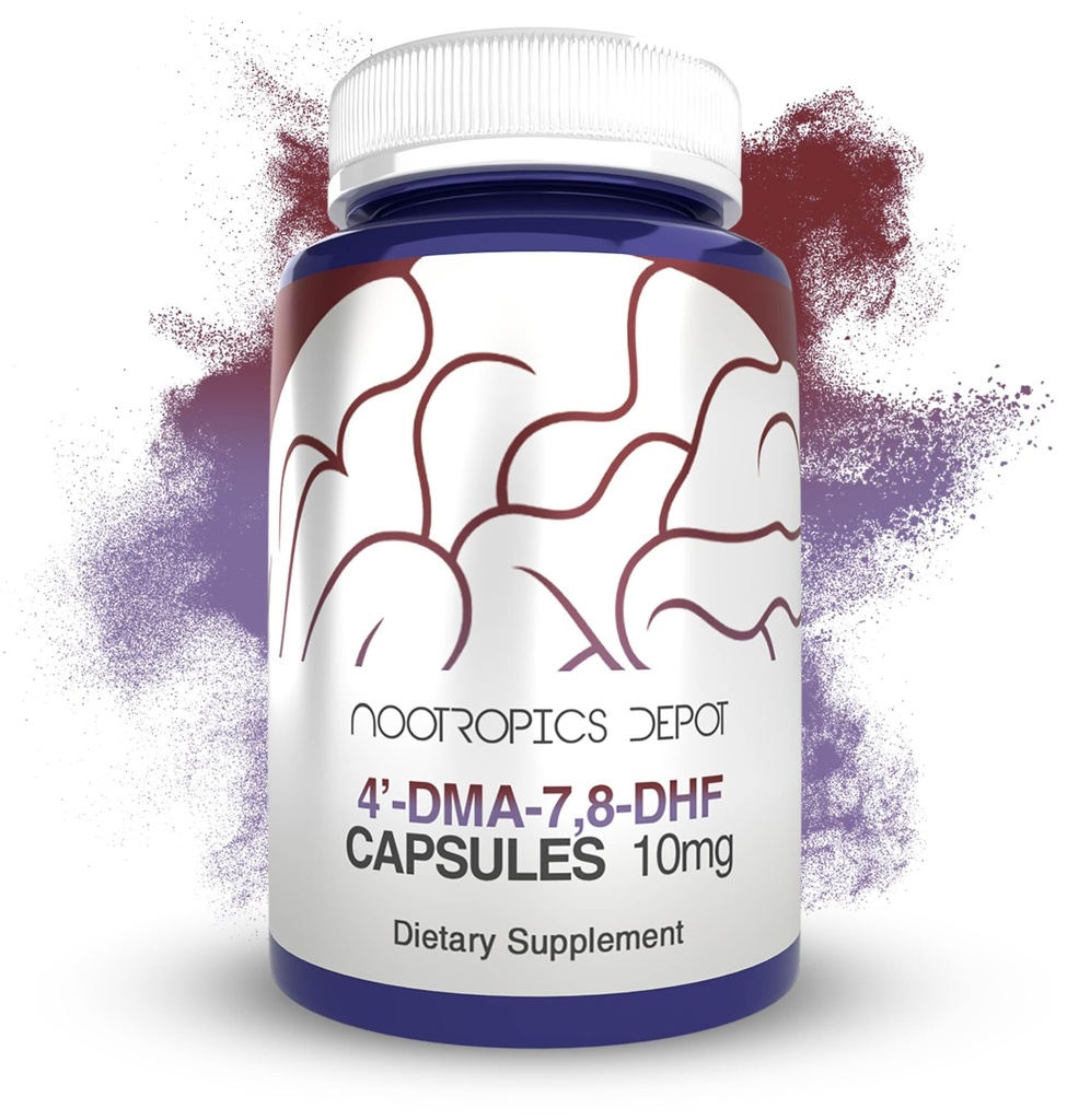 Nootropics Depot 4’-DMA-7,8-DHF Kapseln | 10mg | 90 Count | 4'-DMA-7,8-Dihydroxyflavone