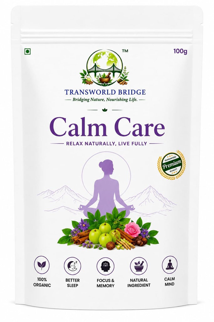 Calm Care| Mind Relaxation and Sleep Ayurvedic Formula|Harmons Balance Herbal Ingredients 100 gm