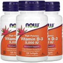 JETZT Vitamin D-3 5.000 IU,120 Softgels