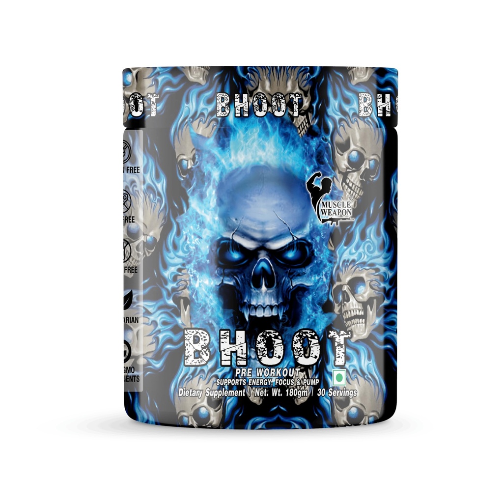 Bhoot Preworkout 180g 30 Servings | Pump| Focus| Stamina (Watermelon)