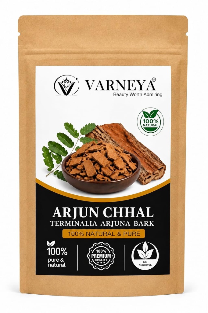 Naturals Organic Arjun Chhal (Terminalia Arjuna) 100g | Premium Dried Arjuna Bark | 100% Pure Natural Ayurvedic Herb | Chemical-Free | Ideal for Herbal Tea, Kadha & Traditional Herbal Preparations