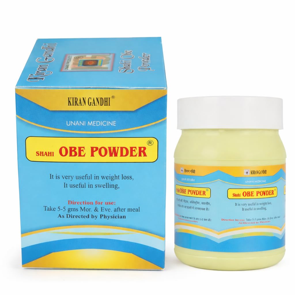 Shahi OBE Powder : Natural Energy and Vitality Boost Ayurvedic Formula for Overall Well-being, Energize Your Life with Shahi OBE Powder, 200 g (Pack of 1)