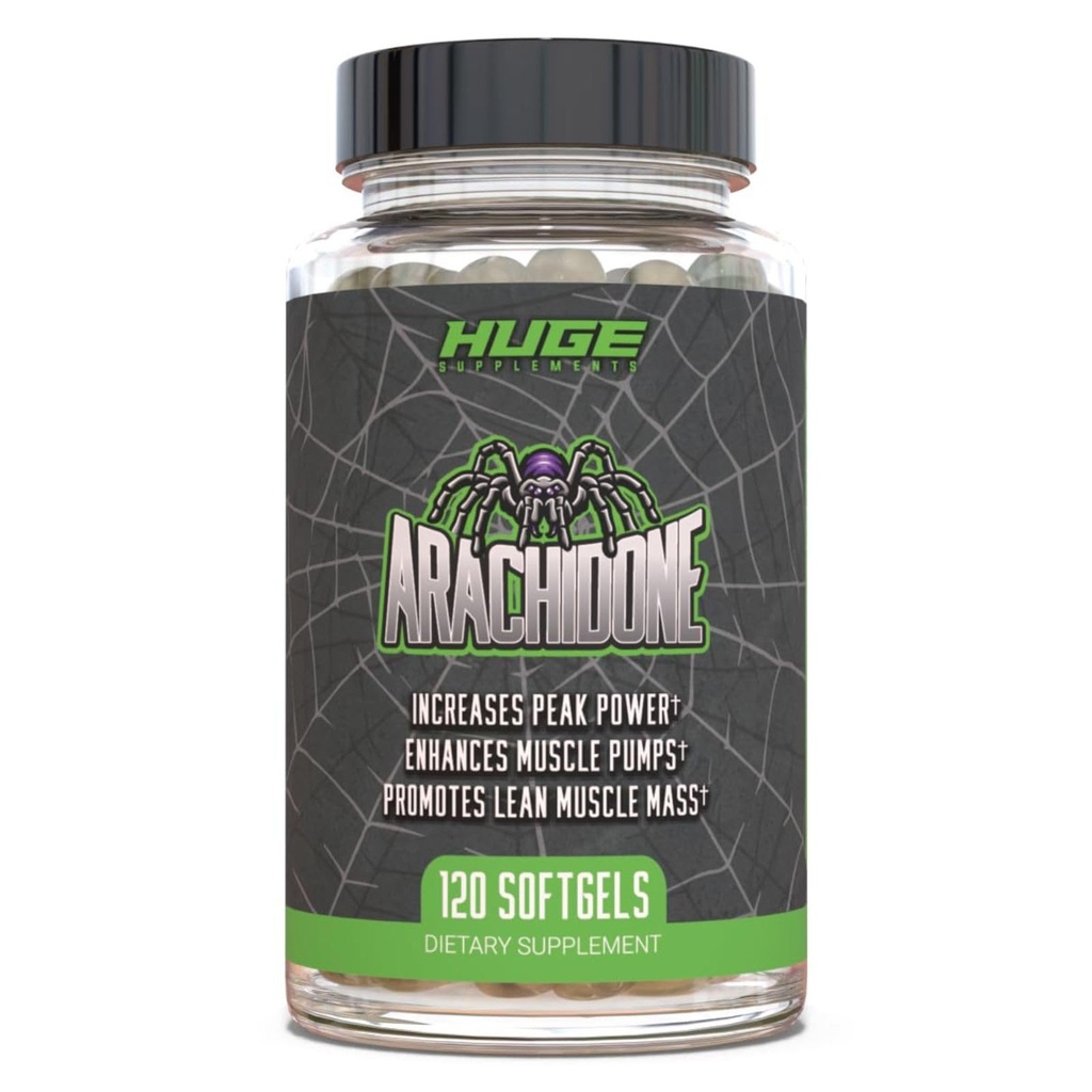 Integratori enormi Arachidone, supplemento di acido arachidonico, promuove la massa magra e maggiore resistenza, più alto Dosed con 1000mg per porzione, 120 Softgels