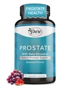 Pure By Nature Prostate Supplemento per gli uomini, Beta Sitosterol Prostate Health Supplement con Zinco per il supporto del tratto urinario, Ease frequenti Urination & Migliore sonno, senza glutine, non OGM 90 capsule
