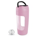 Gym Shaker For Protein Shake Leakproof Shaker Bottles For Supplements, Protein Shake Bottle, Gym Bottle For Men And Women, 700 ml (Pink)