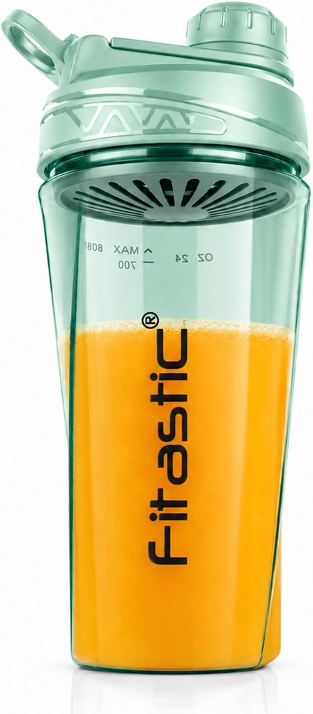 Avatar Leak-Proof, BPA-Free for Pre & Post-Workout 700 ml Tritan Shaker (Pack of 1, Light Green)