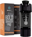 Boldfit Gym Shaker Pro Cyclone Shaker Bottle 500ml with Extra Compartment, Leakproof, Sturdy Ideal for Protein Supplement, Preworkout and BCAAs, BPA Free Sipper Bottle Shaker bottle for Gym