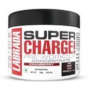 Labrada Super Charge Pre-Workout Concentrate 150g, Cranberry (30 Servings | 0.75g L-Arginine |375mg L-Citrulline Malate |2g Beta Alanine | 150mg Caffeine Anhydrous | 250mg Ashwagandha Extract)