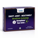 Nutraceuticals Swift Joint Supplement with Collagen, Glucosamine, Chondroitin, Hyaluronic Acid, Calcium, Vitamin D & K2 - Joint, Cartilage, Bone, Mobility Support - 30 Mouth Melt Sachets