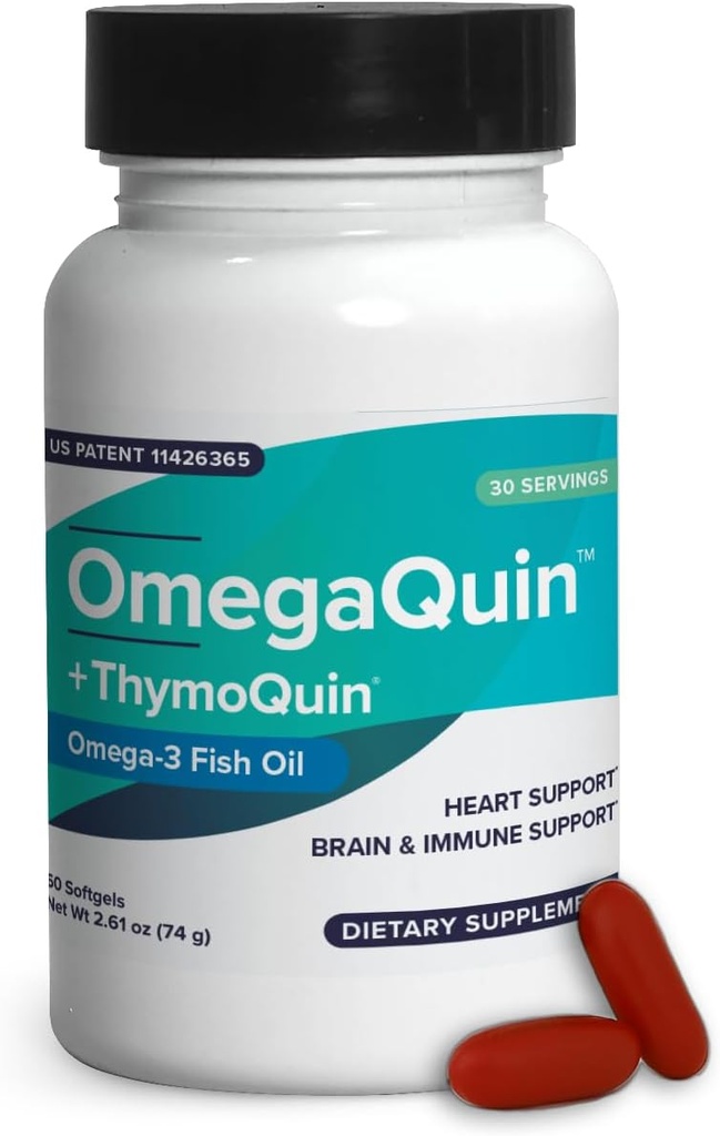 OmegaQuin Huile de Graine Noire + Vivo Mega Huile de Poissons