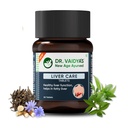 Dr. Vaidya's Liver Care Tablets with Kalmegh, Bhumyamalaki, Kutki & Giloy | Ayurvedic Liver Detox Supplement for Fatty Liver Relief & Natural Liver Cleanse | Daily Liver Detox Tablets for Men & Women (30 Tablets) (Pack of 1)