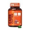 ZEROHARM Carb Cutter With Mulberry Leaf Extract, Berberine, Fenugreek, Lemon & Cinnamon for Post-Meal Glucose & Metabolism Support - Plant-based Support for Men,Women - 30 Capsules