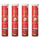 Hulk Nutrition Apple Cider Vinegar (ACV) Effervescent Tablets for Weight Loss with Mother and Vitamin B12 & B6, Pomegranate | Weight Management, Gut Health, Supports Digestion | Easy to Carry & Consume [Pack of 4 ,80 Tablets]