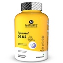 NATURYZ Liposomal Vitamin D3 K2 Supports Stronger Bones, Muscles, Immunity & Calcium Absorption | Advanced Liposomal Technology for Enhanced Nutrient Delivery | Plant based Lichen Vitamin D3 | Daily Wellness Supplement for Men & Women | 90 Veg Tablets