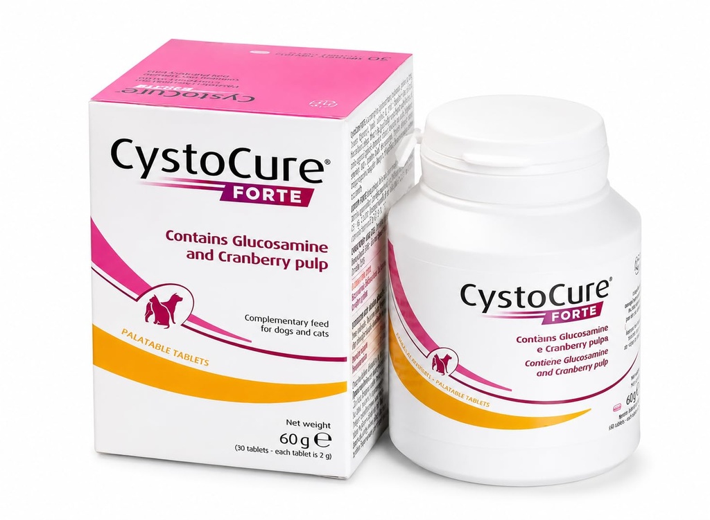CystoCure Forte Urinary Tract & Kidney Health Tablets for Dogs & Cats