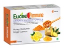 Vitamin C 40mg D 400IU Ginger 20mg Curcumin 100mg Chewable Sugar Free Tablets In Delicious Honey Flavor Promotes Immunity-Sore Throat -Anti-inflammation -120 Vegan Serving (Honey,Pack of 1)