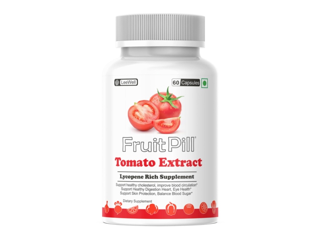 (LeeWell) Tomato Extract Lycopene Supplement, 60 Capsules