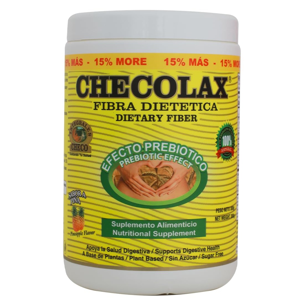Notre fibre alimentaire atténue la constipation naturellement, soutient la régularité, le dégel et la santé gorgée, sans sucre, non-OGM, à base végétale - boost de fibre essentielle, ananas (10,5 oz)