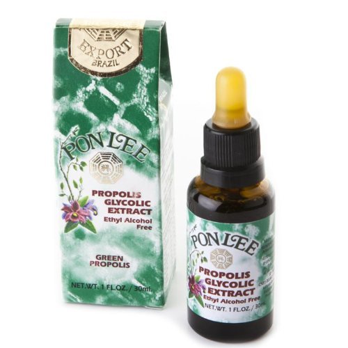 Pon Lee Brésil Green Bee Propolis Extrait liquide Non Alcool 30ML 1 Pack