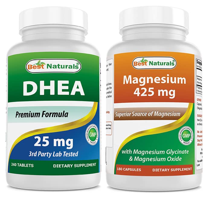 Best Naturals DHEA 100mg & Magnesium Glycinat 425 mg