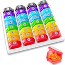 Monatliche Pille Organizer 1-Time a-Day: 30 Tage Pill Organizer mit Etiketten, Portable monatliche Pille Box, Month Pille Halter für Vitamin, Medizin, Fischöl, Beilagen