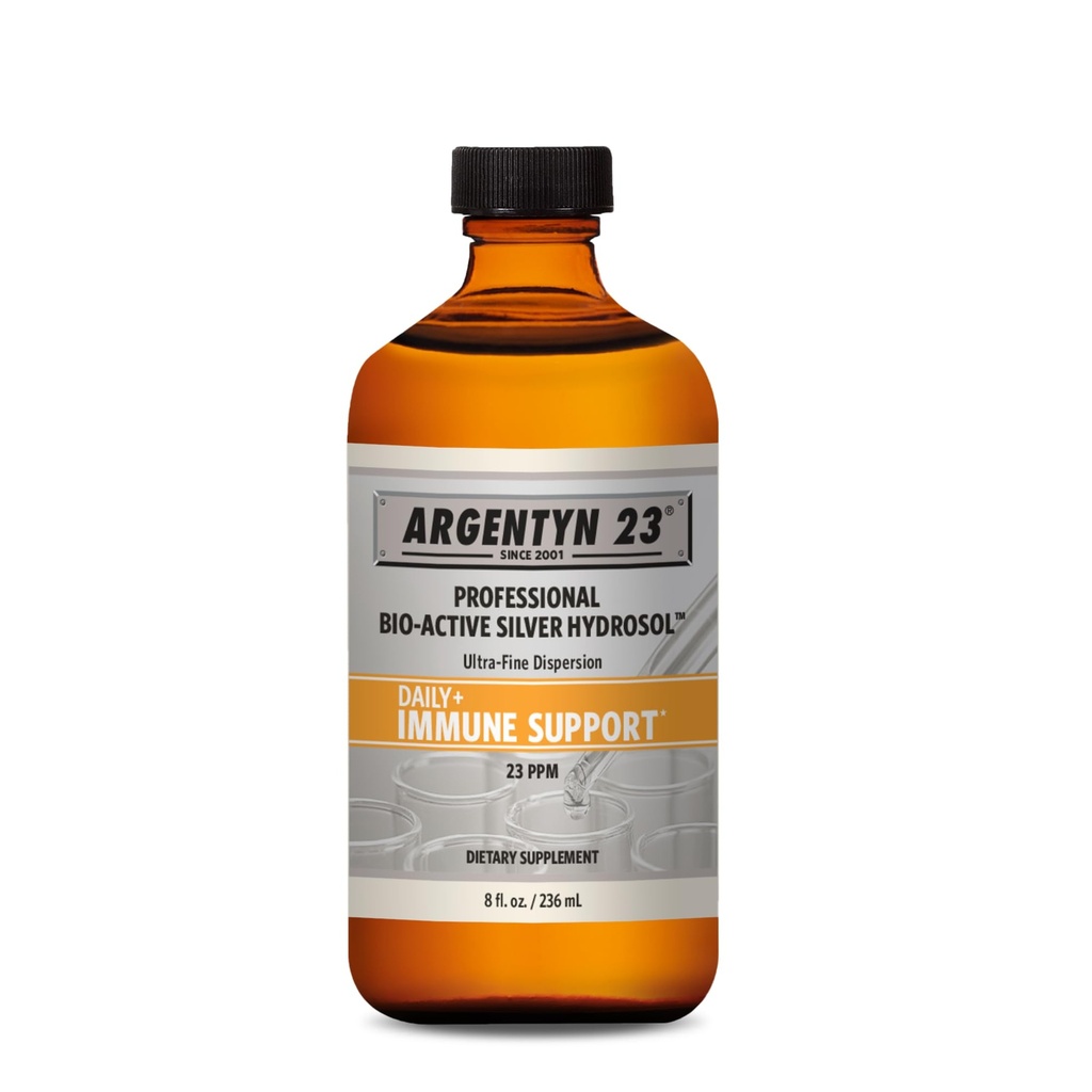 Argentyn 23 Professional Immununterstützung - Kolloidal Silber, Bio-Active Silber Hydrosol, 23 ppm, Liquid Twist Top, 8 Fl Oz (236 mL)