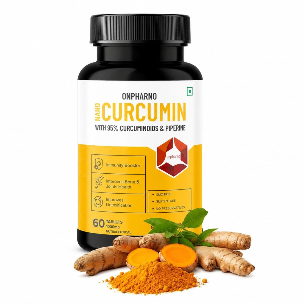 Curcumin Tablets with Piperine and 95% Curcuminoids | Anti inflammatory Supplement for Adults | With Curcuma Longa, Turmeric & Ginger Root extract | In valuable pack