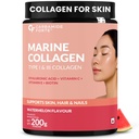 Carbamide Forte Marine Collagen Powder For Women & Men | Skin Care supplemets | Marine Collagen Powder Supplements In Watermelon Flavour - 200g