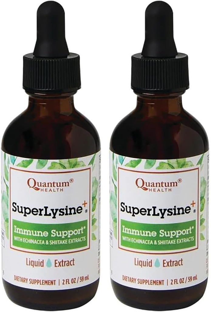 Quantité Super Lysine+ Extrait liquide 2 fl oz (59 ml) Liquide (paquet de 2)