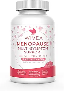 Menopause Multi-Symptom-Unterstützung mit Probiotika für Frauen | Hilft, Heiße Flashes, Nachtschwärmer, Schlaflosigkeit, Mood Swings, Bloating | mit Black Cohosh, Dong Quai, Chaste Berry | 60 Ct